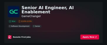 “Comparing Senior AI Engineer Roles: Pros and Cons of AI Enablement at GameChanger” | Pros & Cons