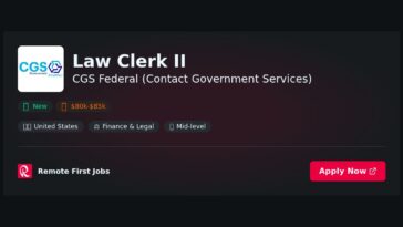 “Law Clerk II at CGS Federal: Weighing the Pros and Cons for Aspiring Government Service Professionals” | Pros & Cons
