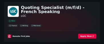 “Quoting Specialist (m/f/d) – French Speaking at LGC: Weighing Pros & Cons for Informed Decision-Making” | Pros & Cons