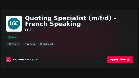 “Quoting Specialist (m/f/d) – French Speaking at LGC: Weighing Pros & Cons for Informed Decision-Making” | Pros & Cons