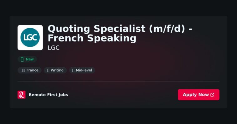 “Quoting Specialist (m/f/d) – French Speaking at LGC: Weighing Pros & Cons for Informed Decision-Making” | Pros & Cons